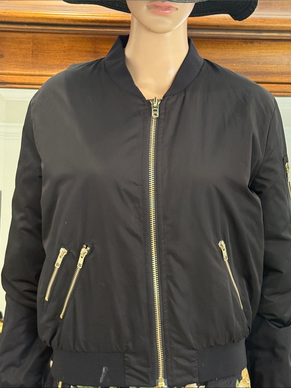 Y2K Rare Nana Judy Still The Baddest Gold Embroidery Streetwear Bomber Jacket I